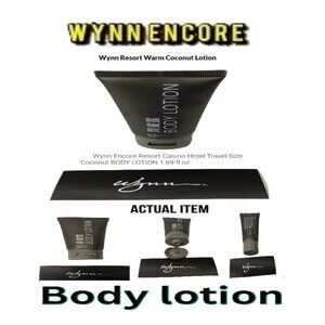 🛑 WYNN ➕ ENCORE 🆒 BODY LOTION Coconut SKINCARE Hand CREAM Creme 💸BUY NOW‼️